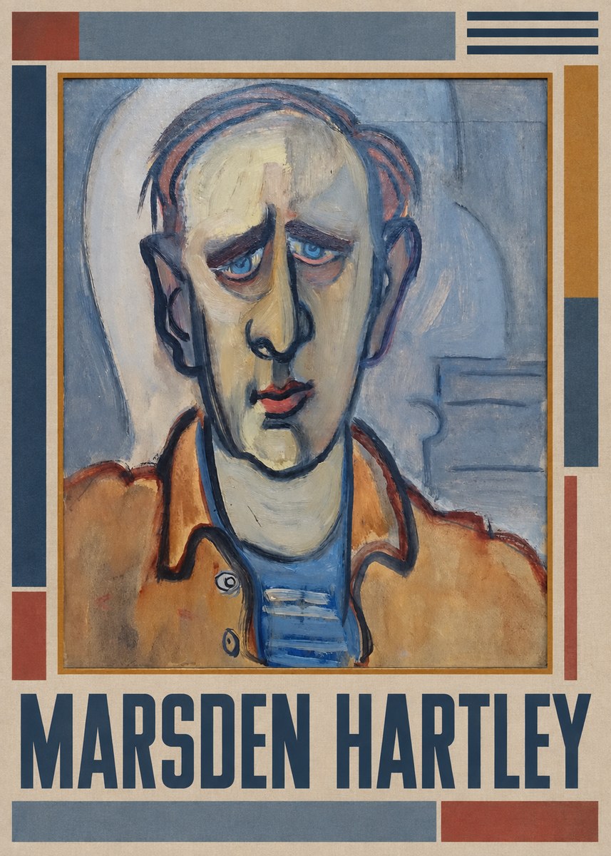 Marsden Hartley Portrait of a German Officer II No1 - Poszter