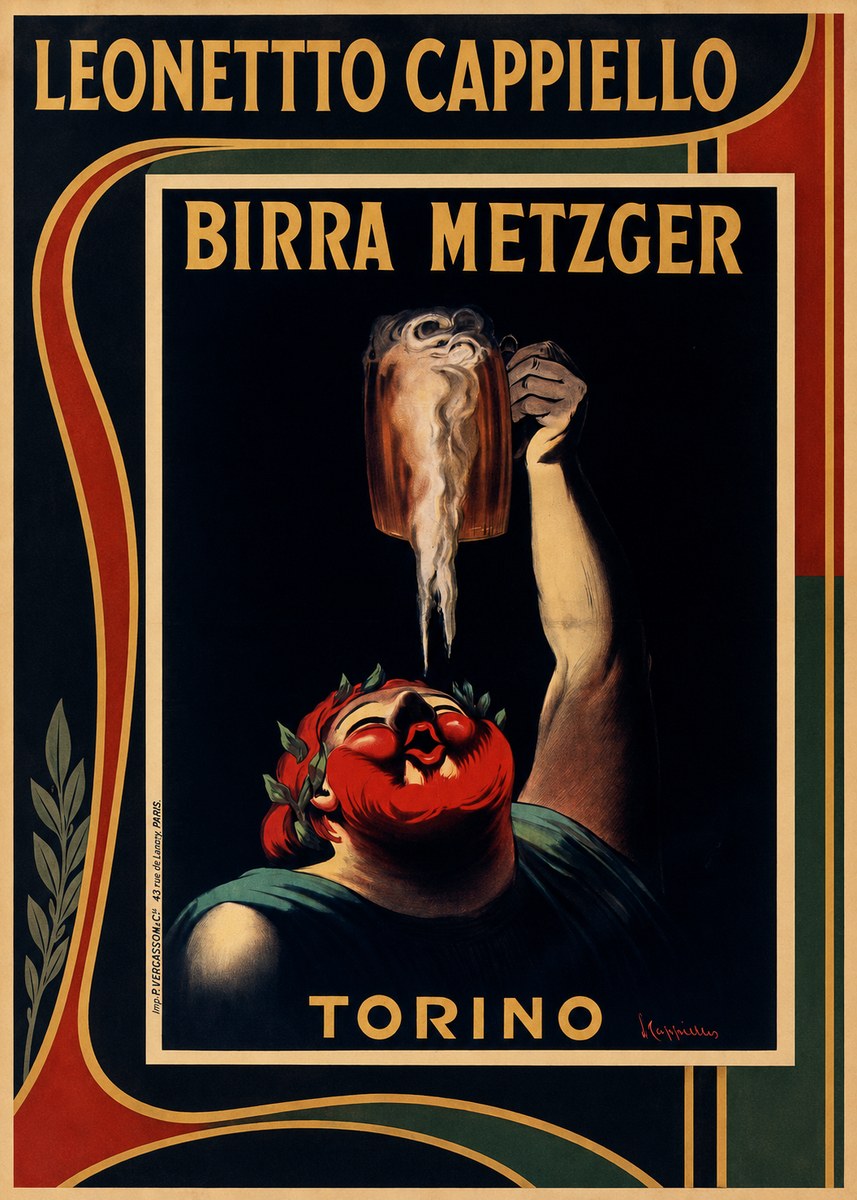 Leonetto Cappiello Birra Metzger No1 - Poszter