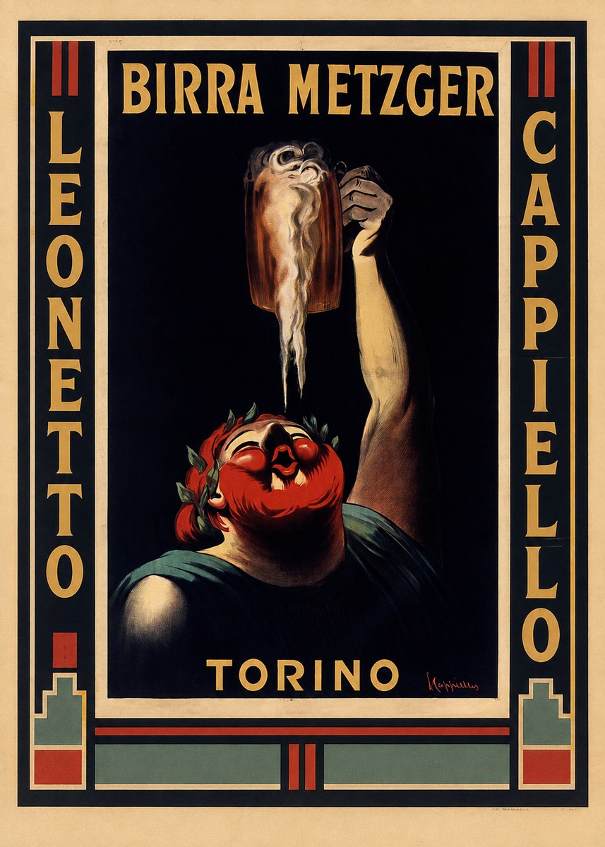 Leonetto Cappiello Birra Metzger No2 - Poszter