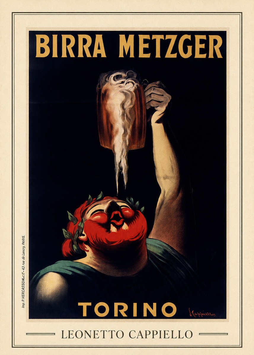 Leonetto Cappiello Birra Metzger No3 - Poszter