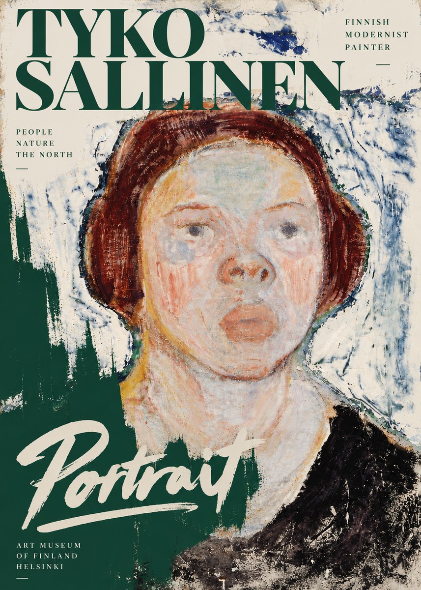 Tyko Sallinen Portrait I No5 - Poszter