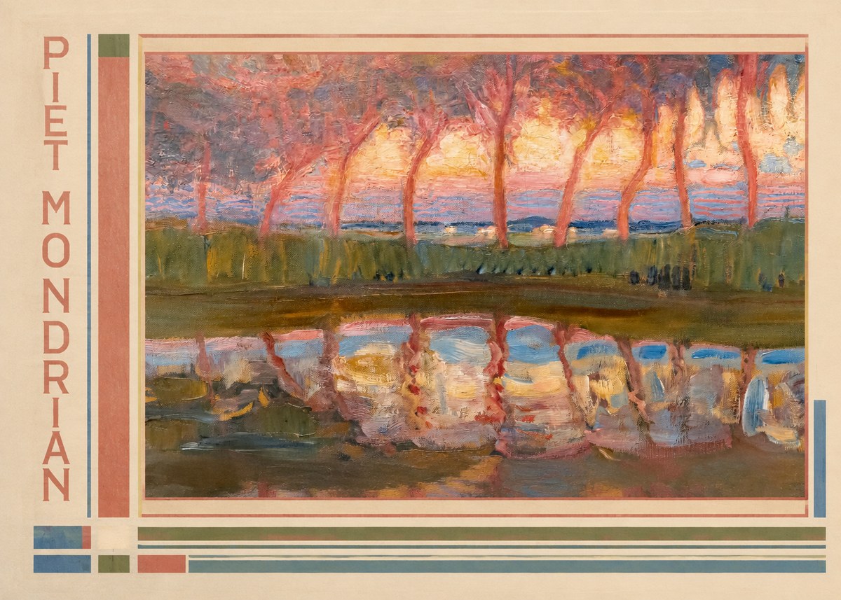 Piet Mondrian Willows No2 - Poszter