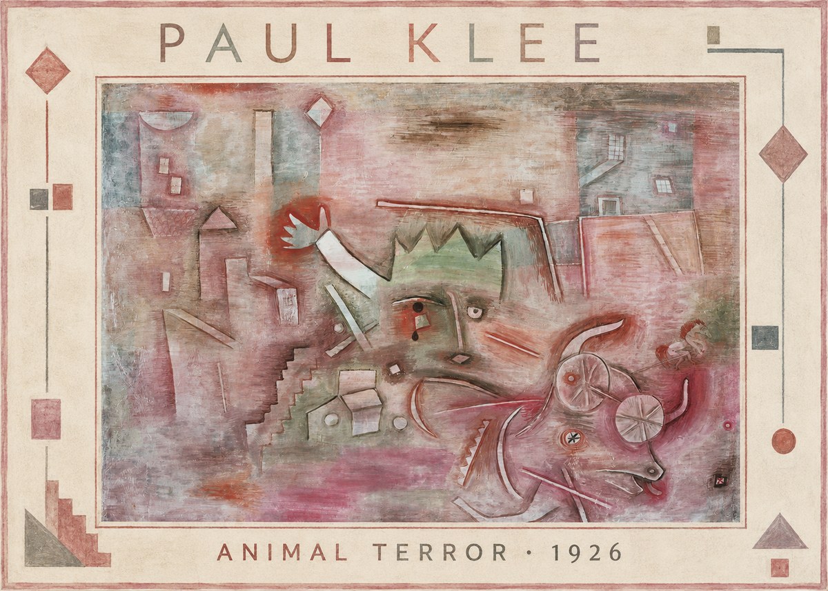 Paul Klee Animal Terror No1 - Poszter