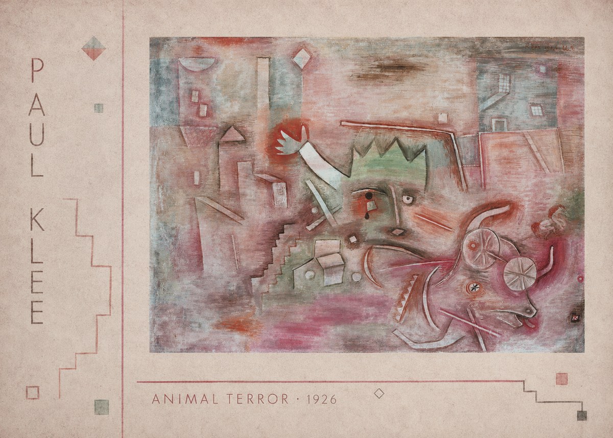 Paul Klee Animal Terror No2 - Poszter