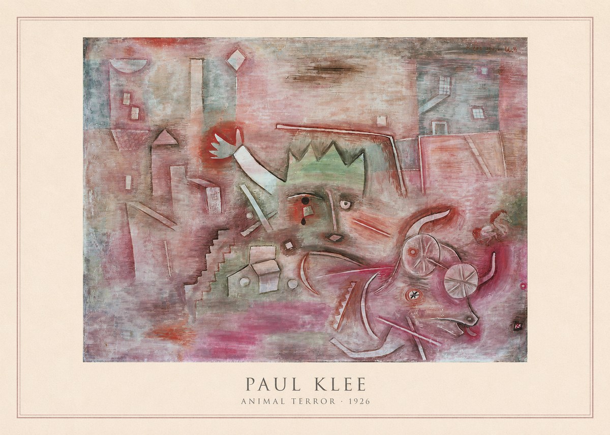 Paul Klee Animal Terror No4 - Poszter