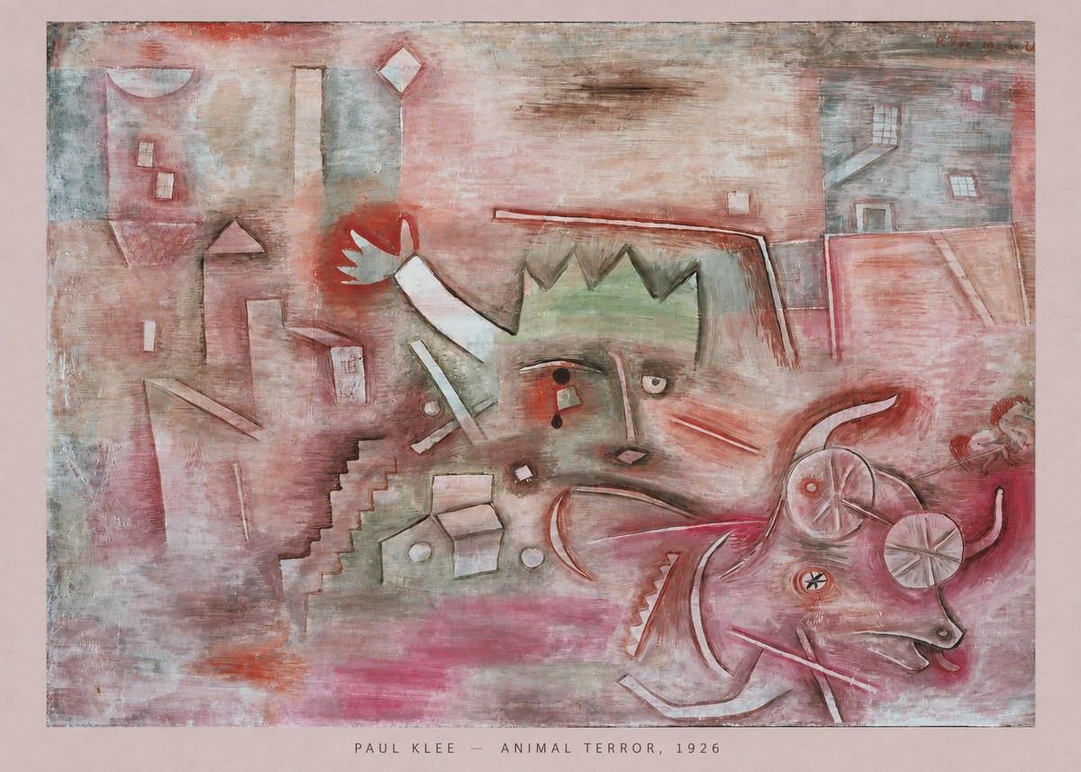 Paul Klee Animal Terror No5 - Poszter