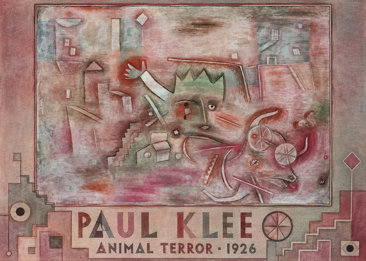 Paul Klee Animal Terror No6 - Poszter
