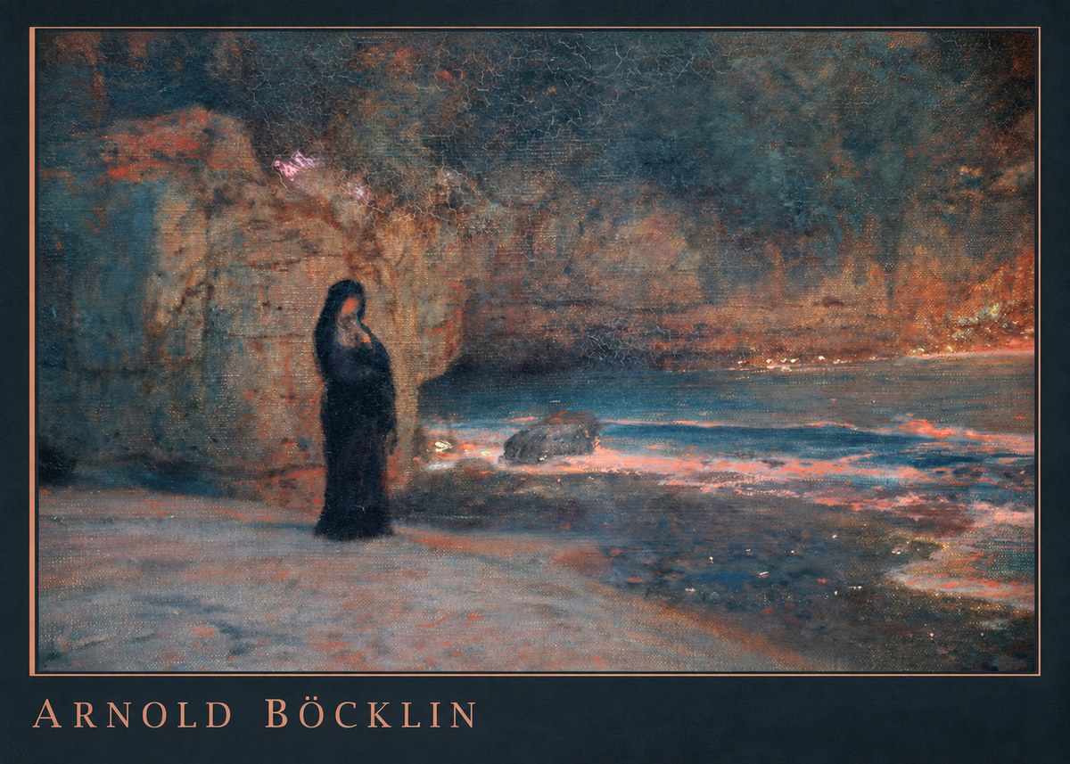 Arnold Böcklin The Lament No3 - Poszter