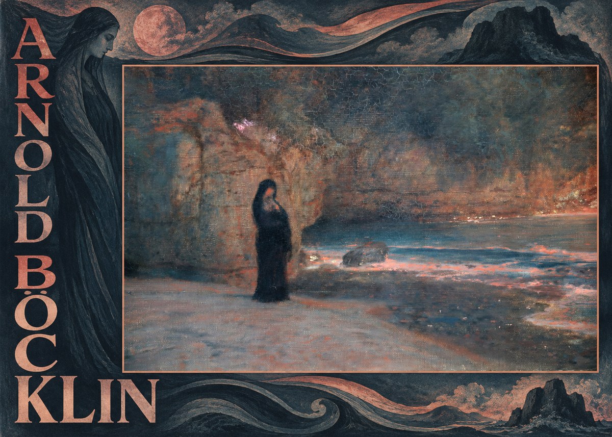 Arnold Böcklin The Lament No5 - Poszter