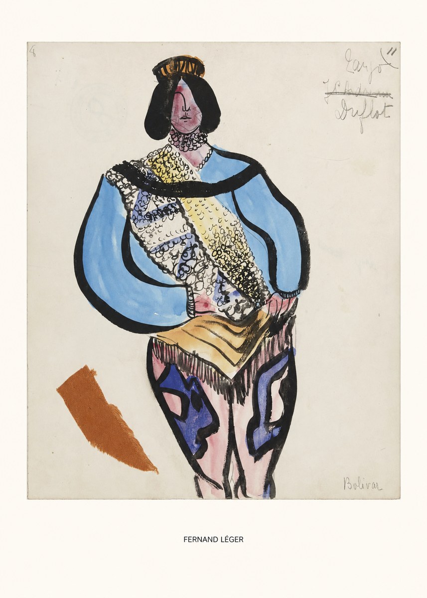 Fernand Léger Bolivar VIII No5 - Poszter