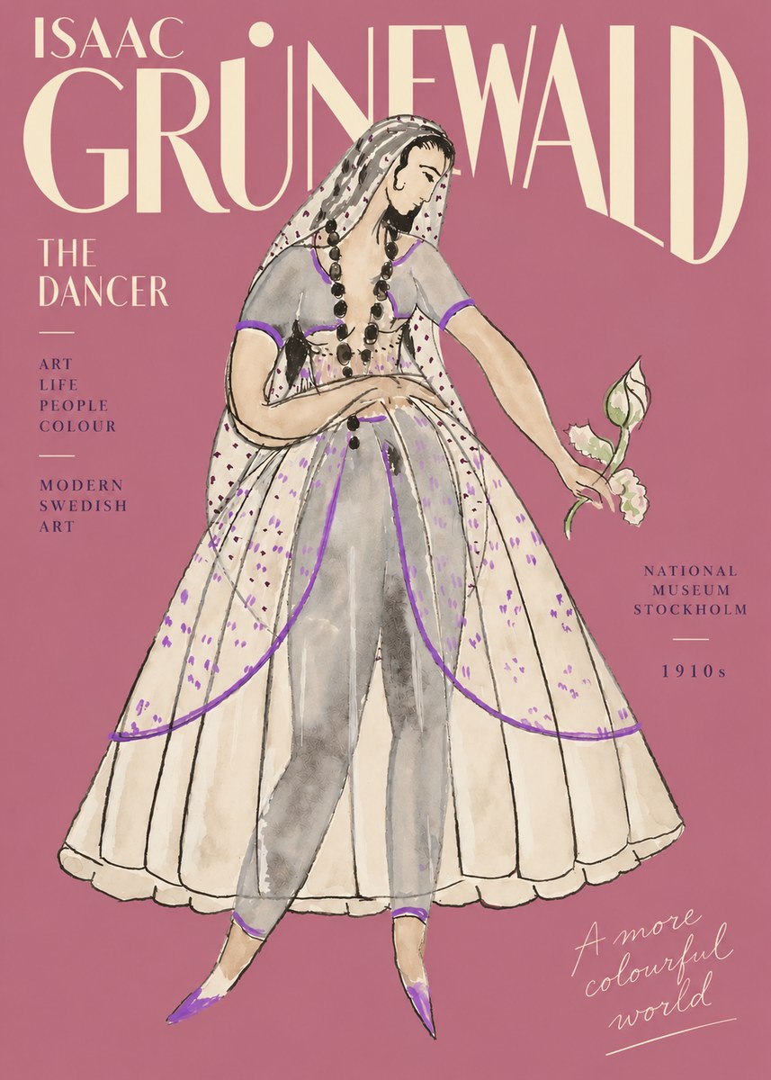 Isaac Grünewald Costume Study IV No5 - Poszter