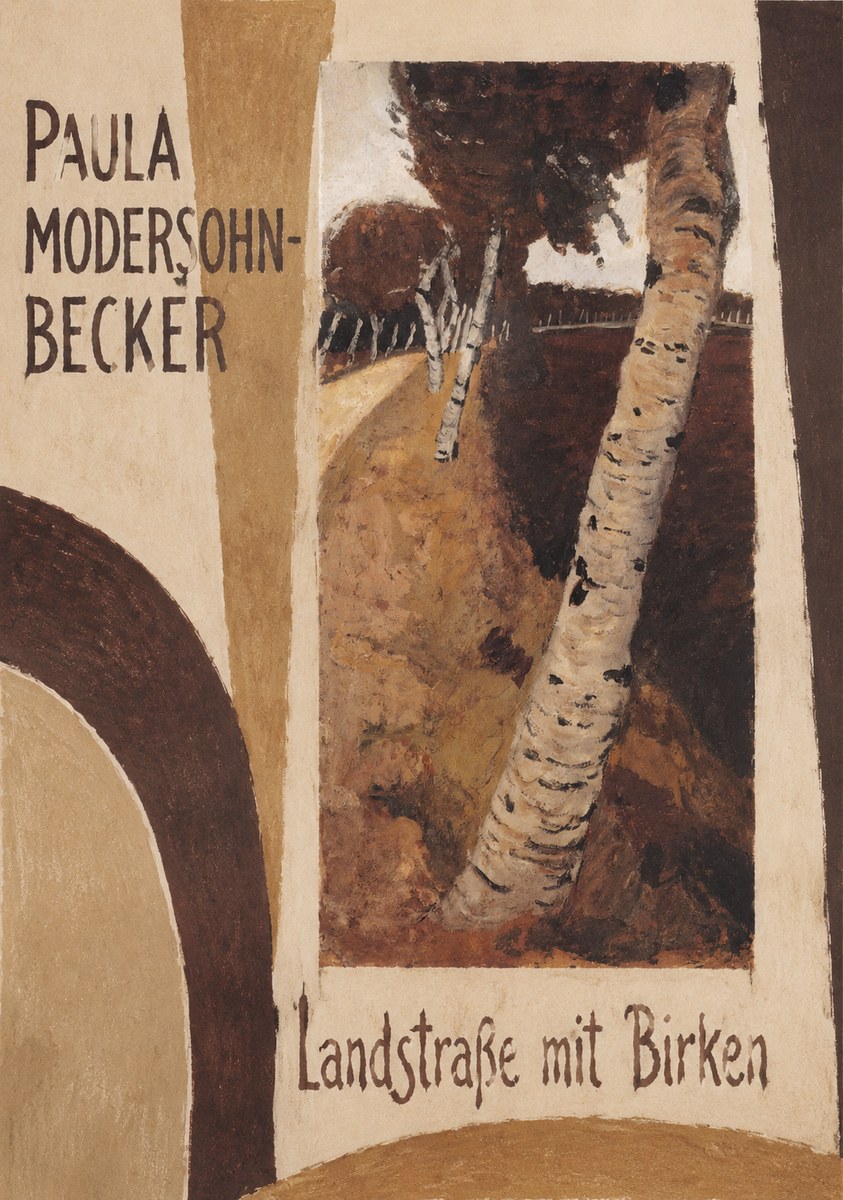 Paula Modersohn-Becker Landstraße Mit Birken No2 - Poszter