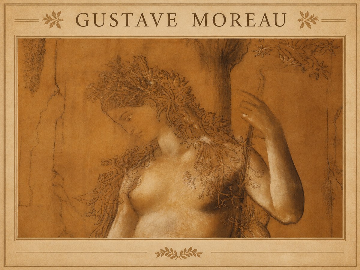Gustave Moreau Daphne No1 - Poszter