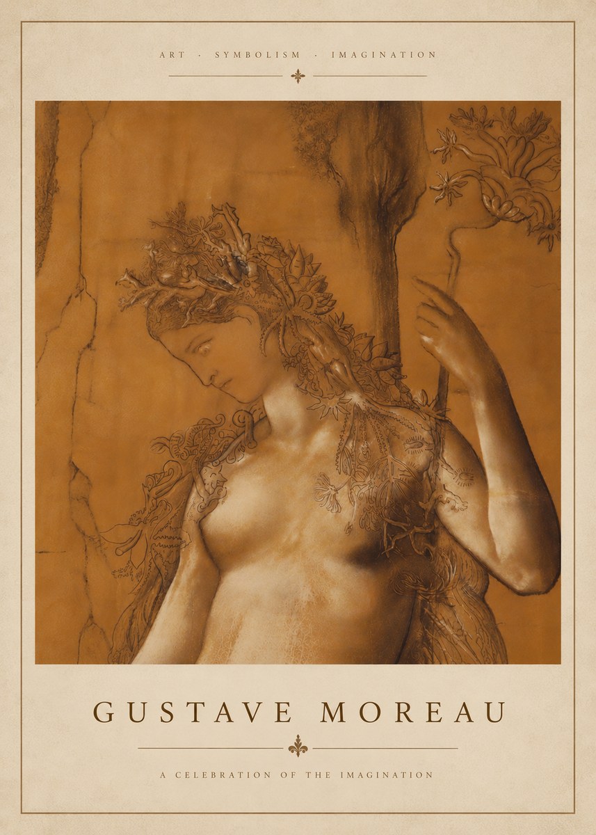 Gustave Moreau Daphne No5 - Poszter