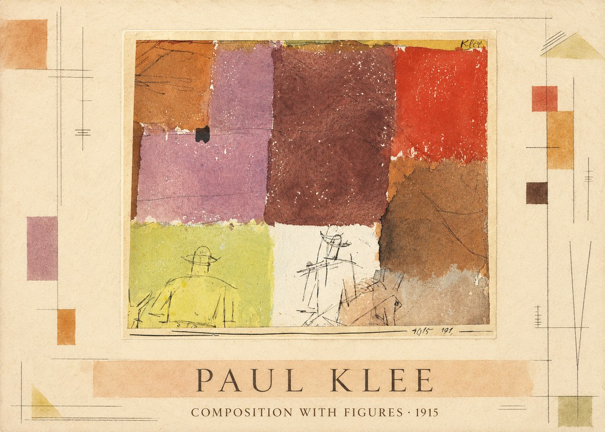 Paul Klee Composition with Figures I No4 - Poszter
