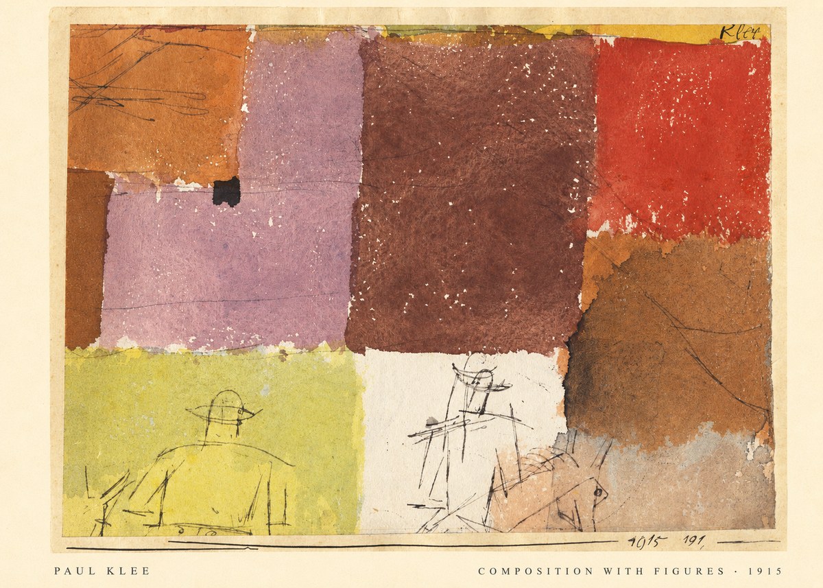 Paul Klee Composition with Figures I No5 - Poszter