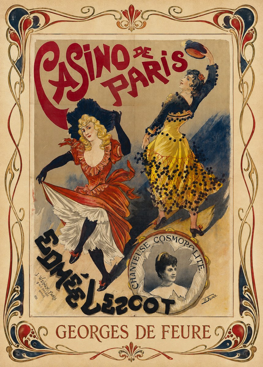 Georges de Feure Edmée Lescot No1 - Poszter