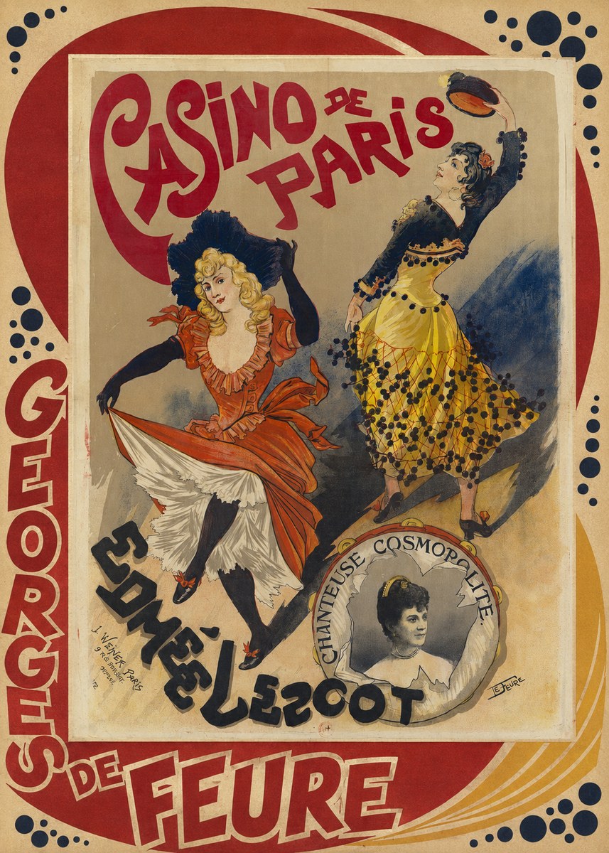 Georges de Feure Edmée Lescot No4 - Poszter
