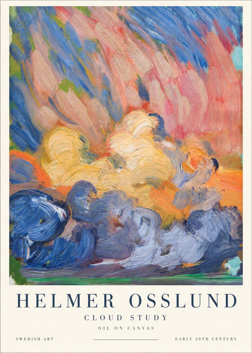Helmer Osslund Sunset Clouds No2 - Poszter