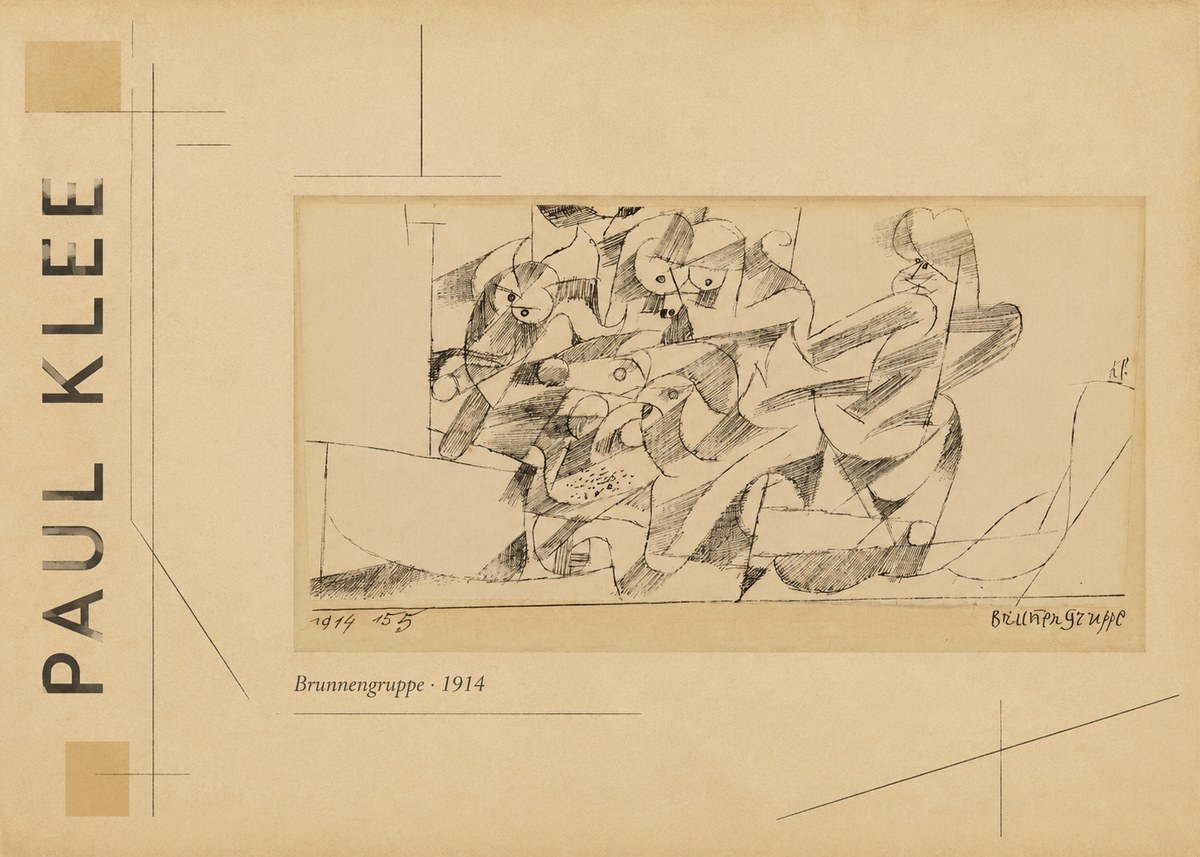 Paul Klee Brunnengruppe No3 - Poszter