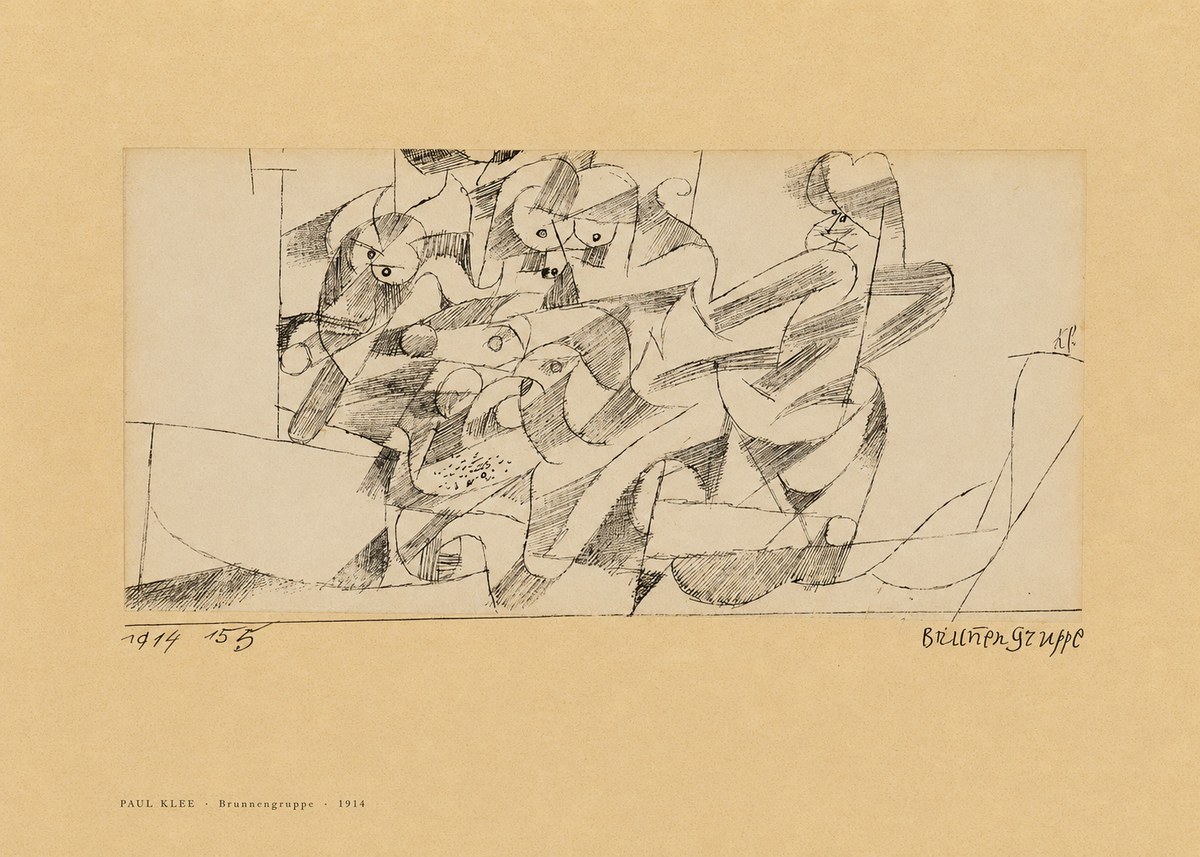 Paul Klee Brunnengruppe No6 - Poszter