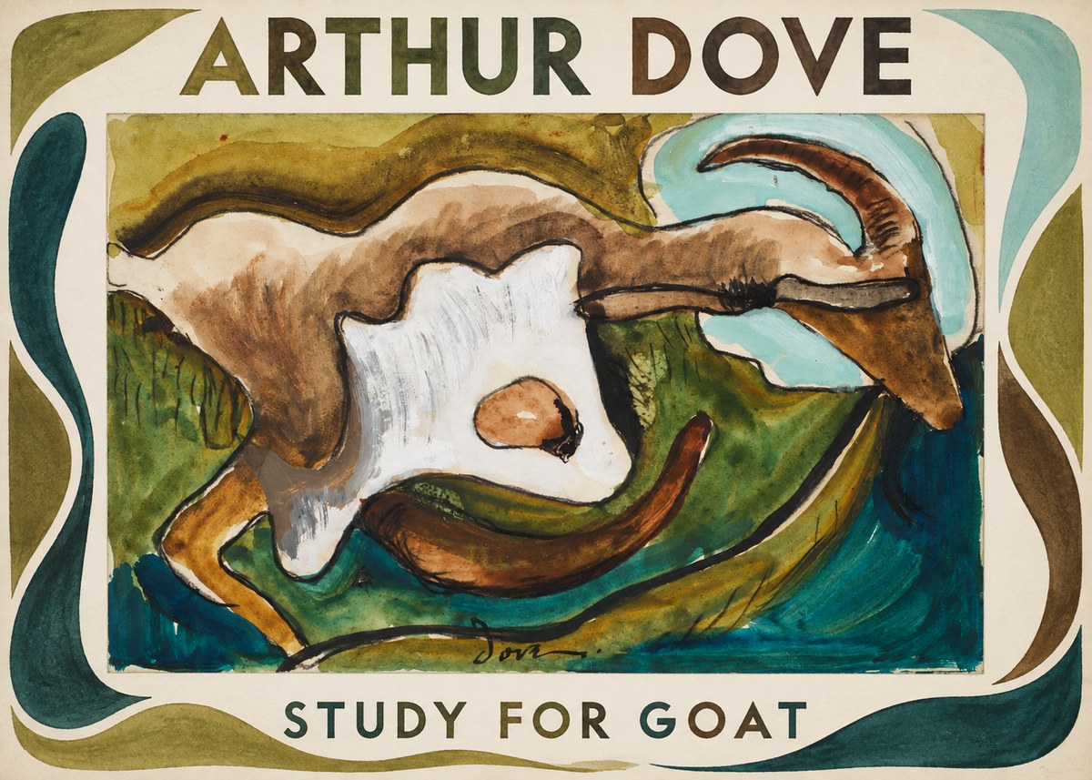 Arthur Dove Study for Goat No1 - Poszter