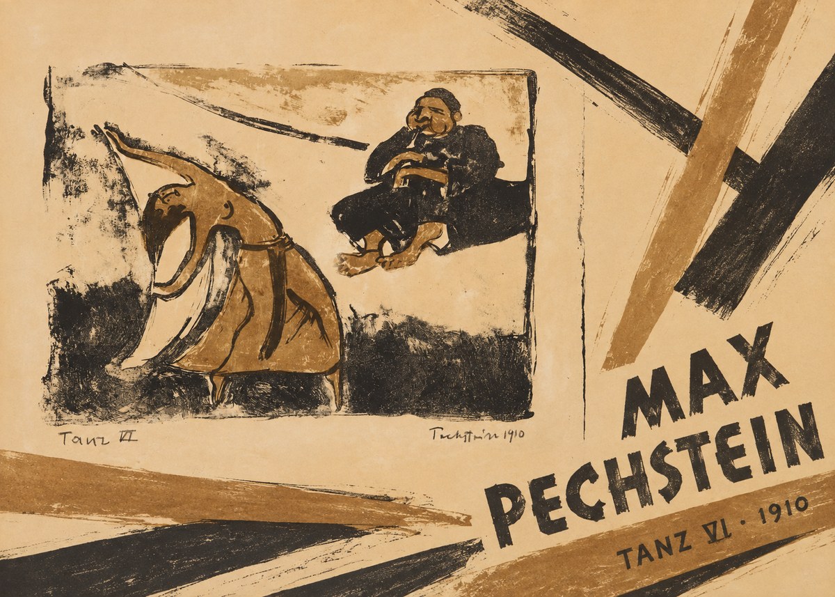 Max Pechstein Tanz Vi • 1910 No4 - Poszter