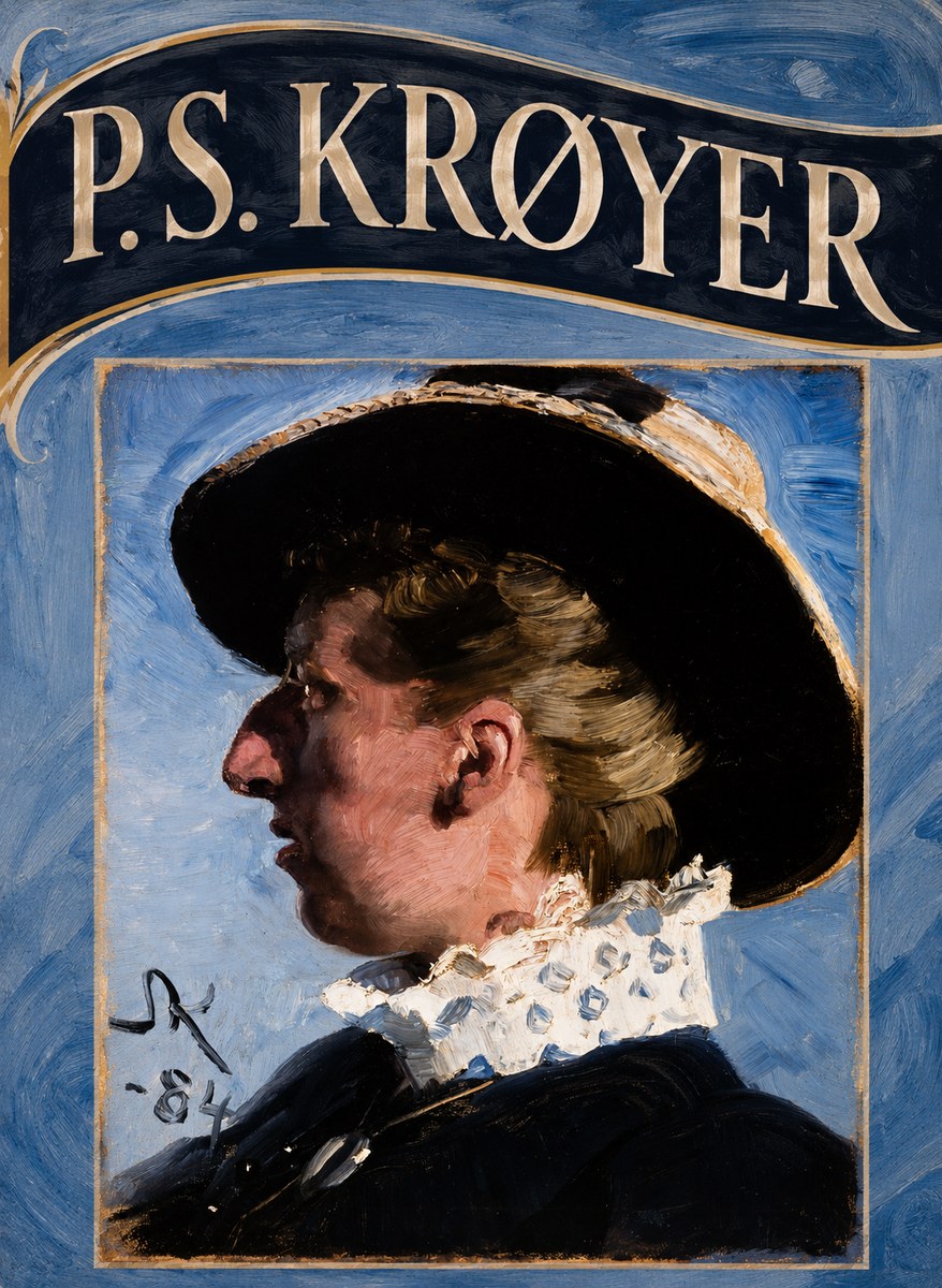 P.S. Krøyer Self-portrait II No5 - Poszter