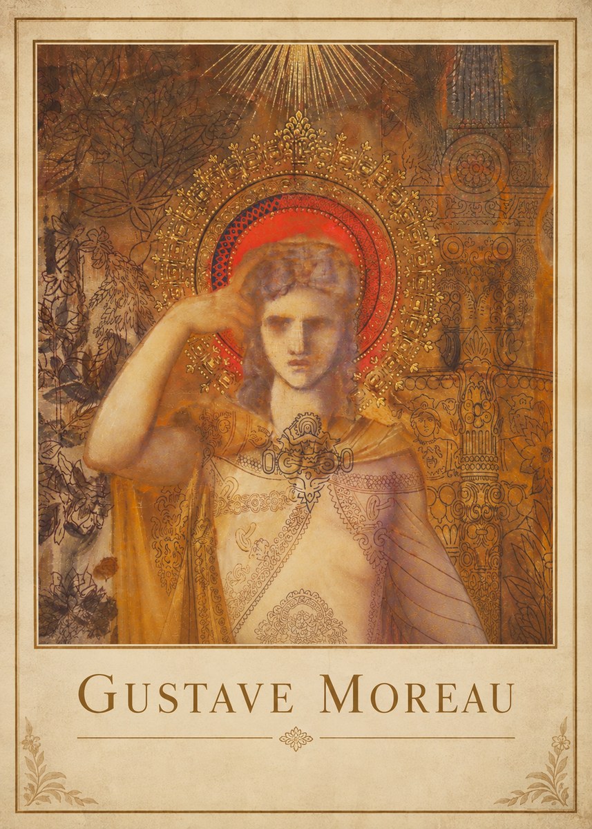 Gustave Moreau The Messenger No3 - Poszter