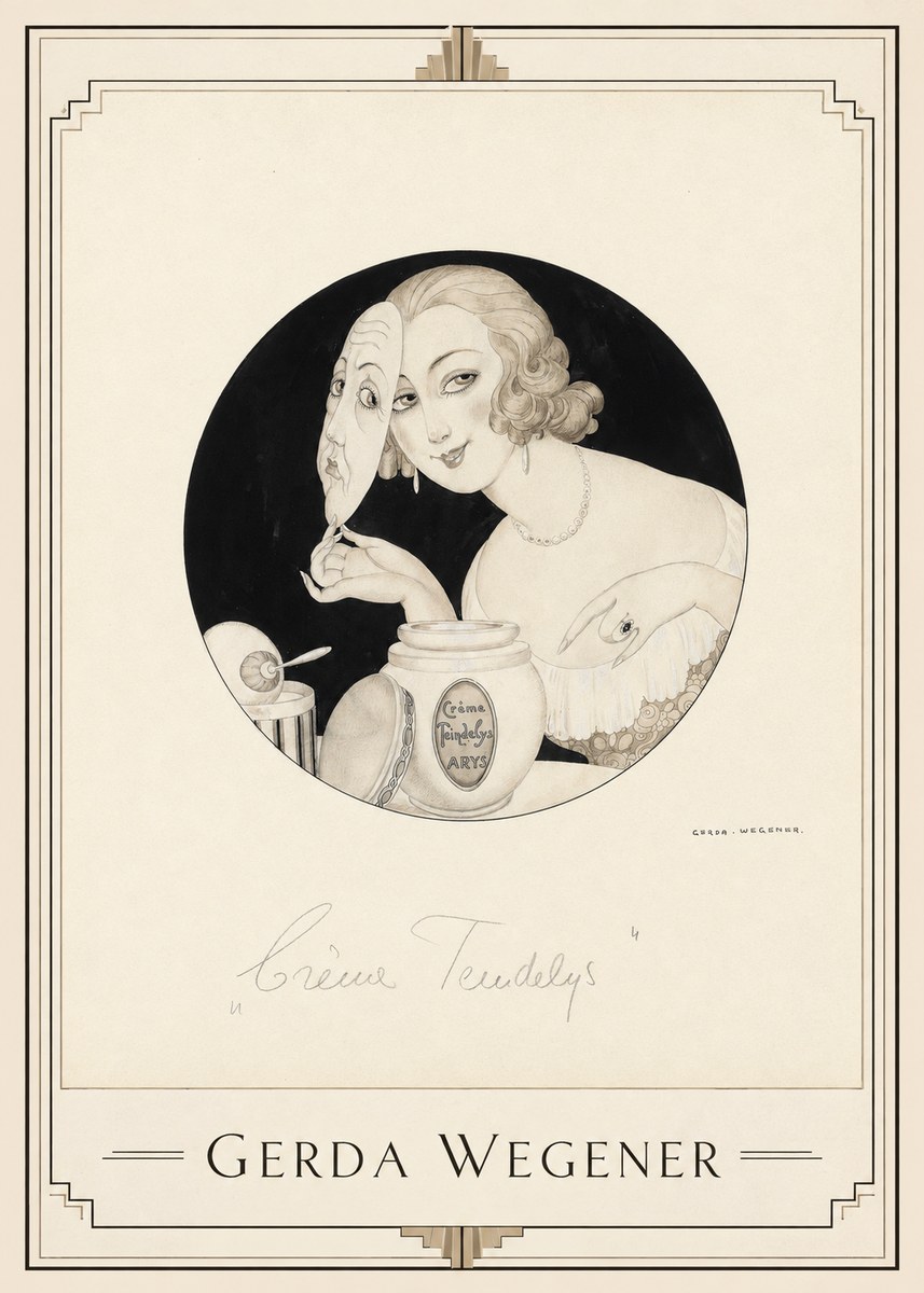 Gerda Wegener Crème Teindelys I No1 - Poszter