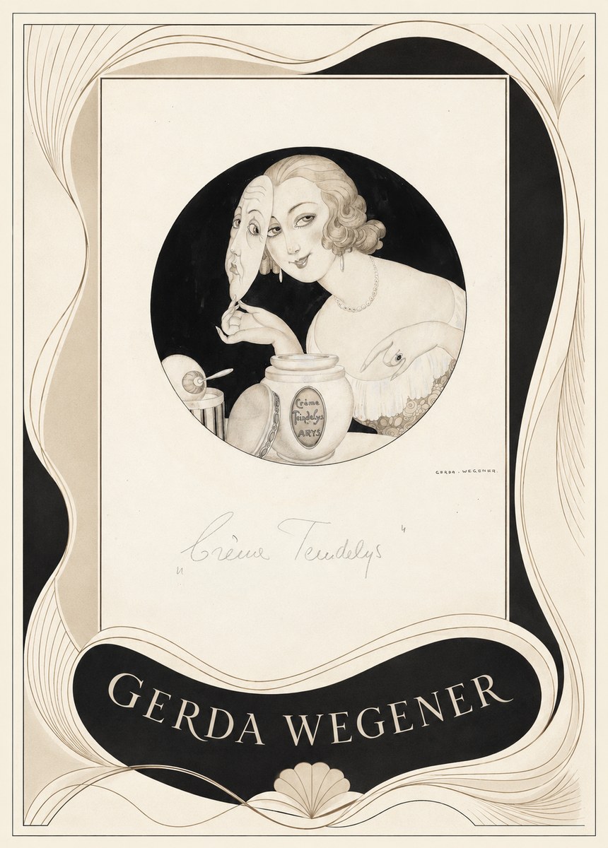 Gerda Wegener Crème Teindelys I No3 - Poszter