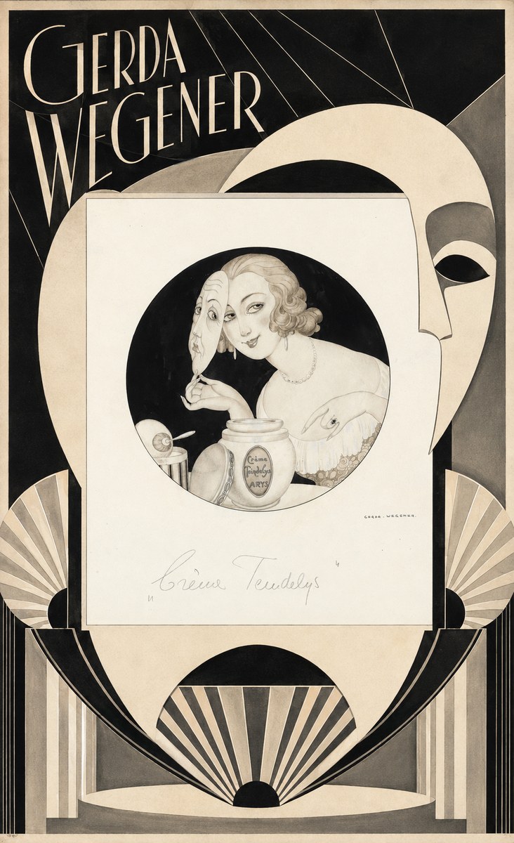 Gerda Wegener Crème Teindelys I No6 - Poszter
