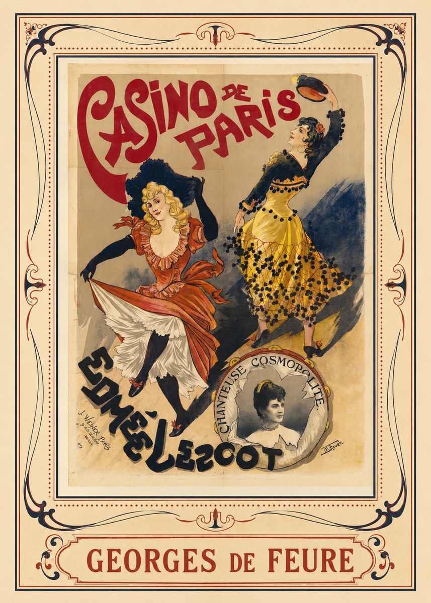 Georges de Feure Edmée L'escot No1 - Poszter