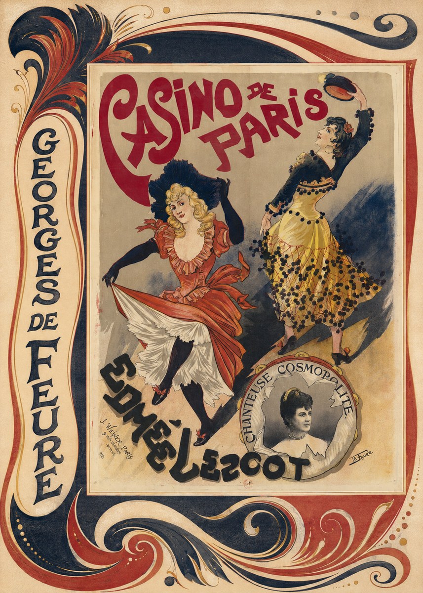 Georges de Feure Edmée L'escot No2 - Poszter