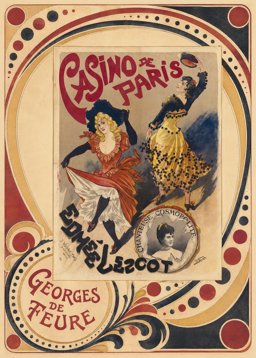 Georges de Feure Edmée L'escot No4 - Poszter