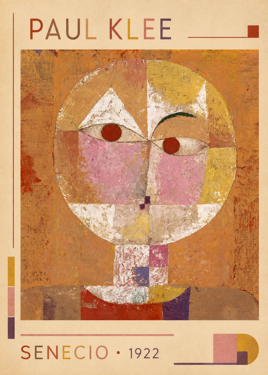 Paul Klee Senecio No1 - Poszter
