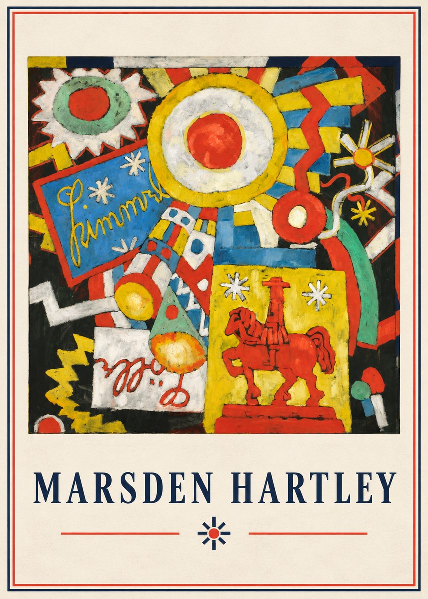 Marsden Hartley Himmel Lille No4 - Poszter