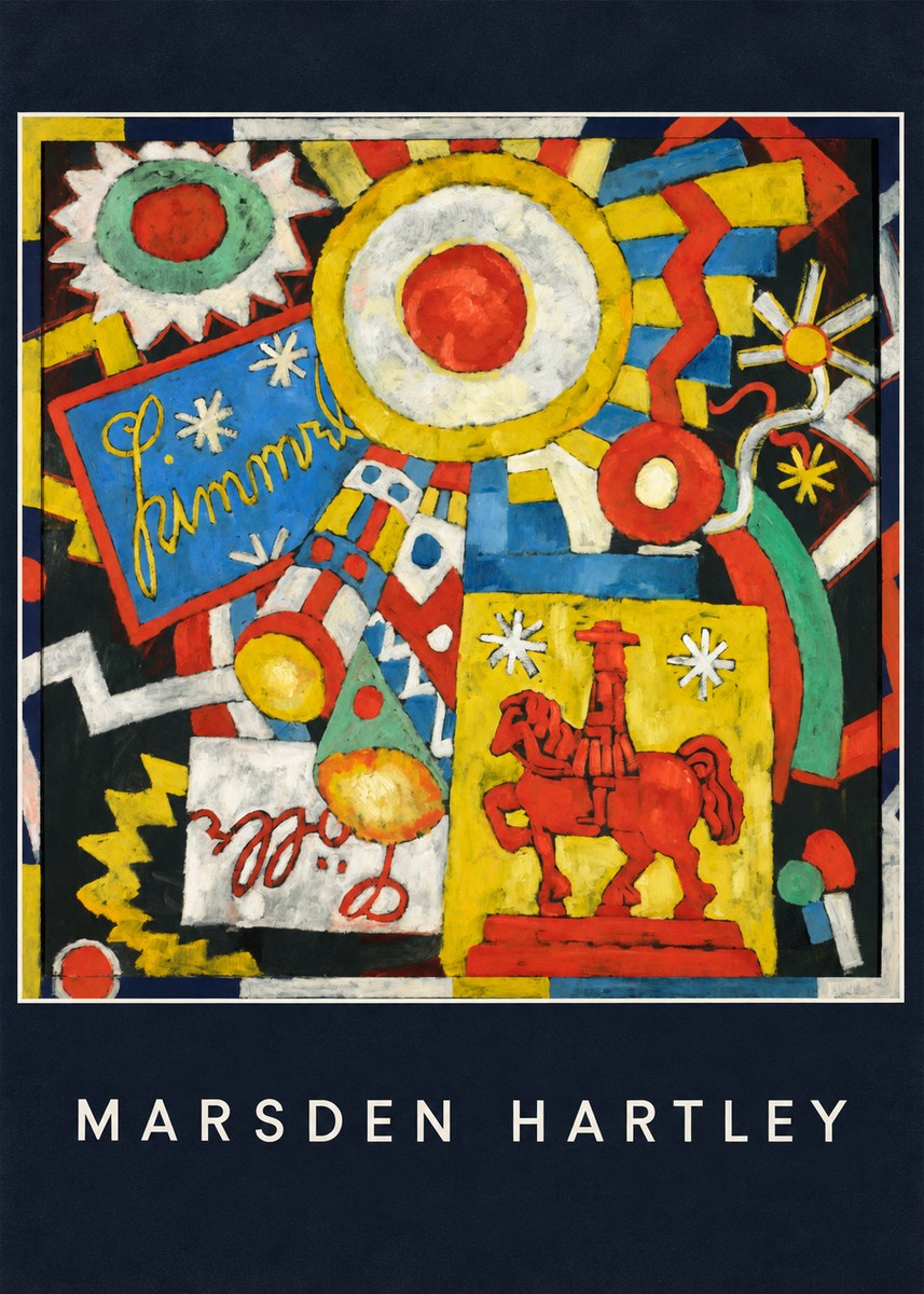 Marsden Hartley Himmel Lille No6 - Poszter