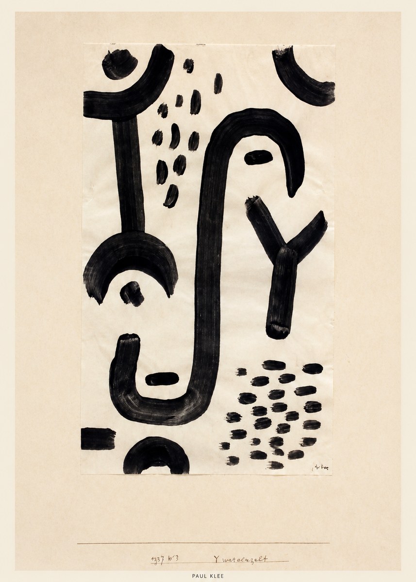 Paul Klee Face of the Goddess No4 - Poszter