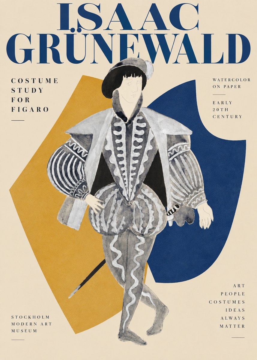 Isaac Grünewald Figaro II No3 - Poszter