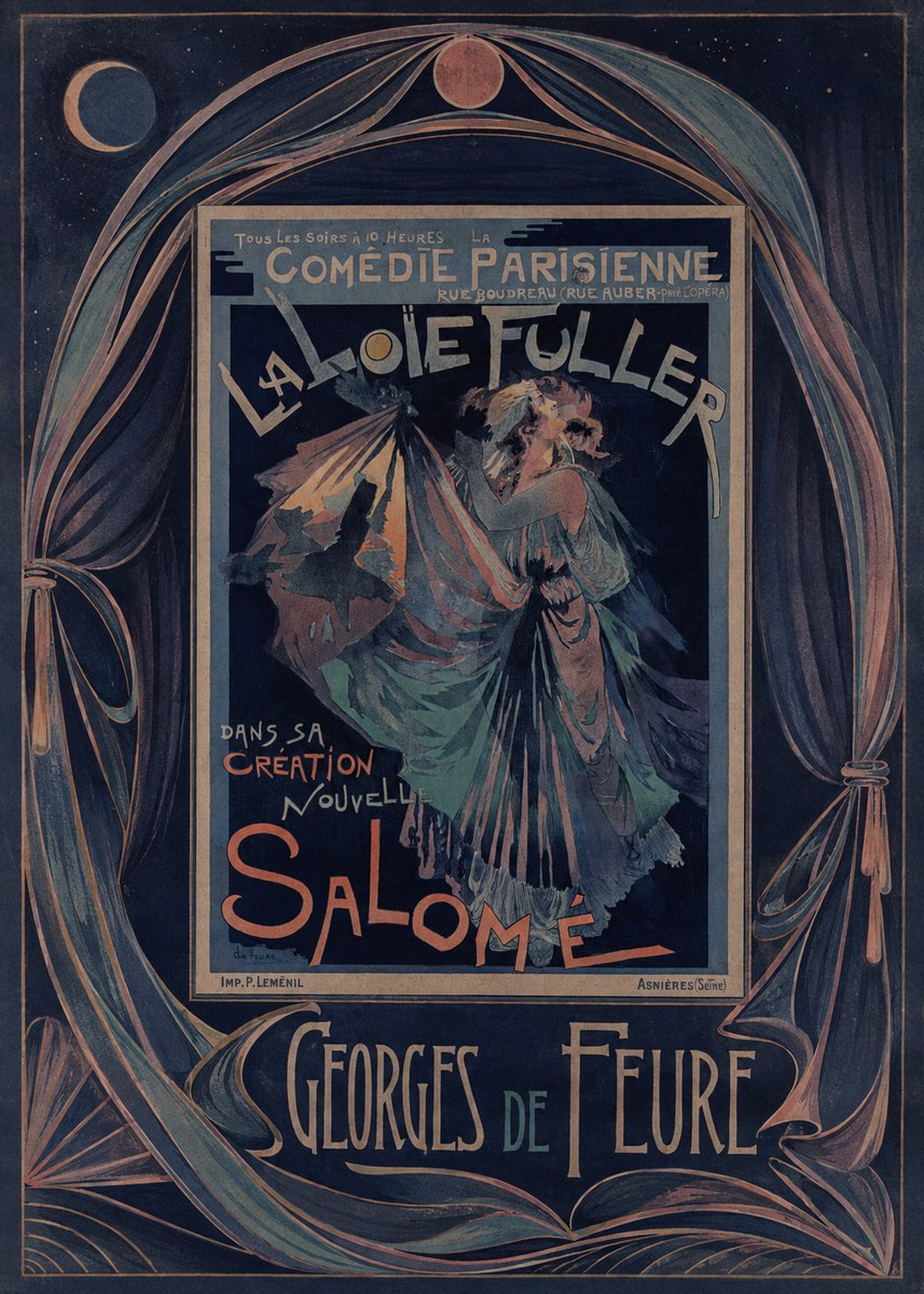 Georges de Feure La Loïe Fuller - Salomé II No4 - Poszter