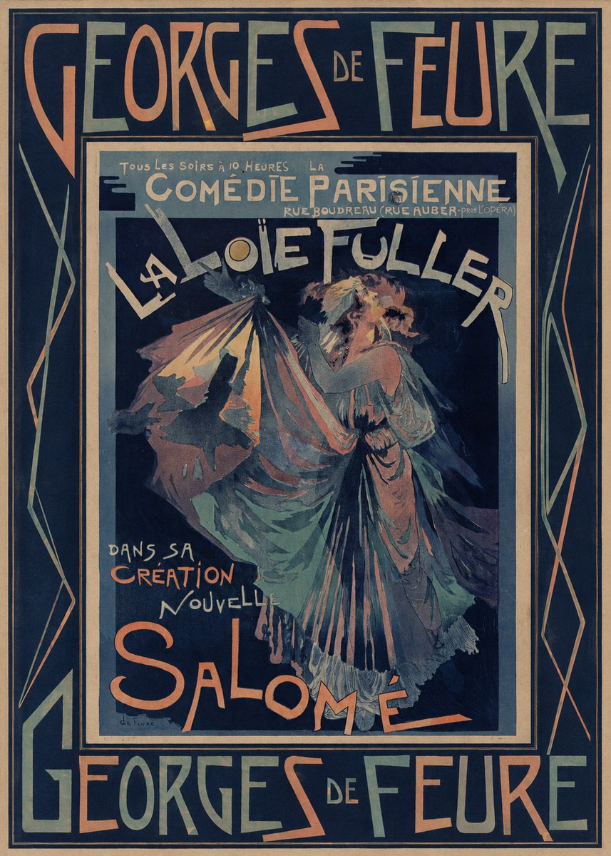 Georges de Feure La Loïe Fuller - Salomé II No5 - Poszter