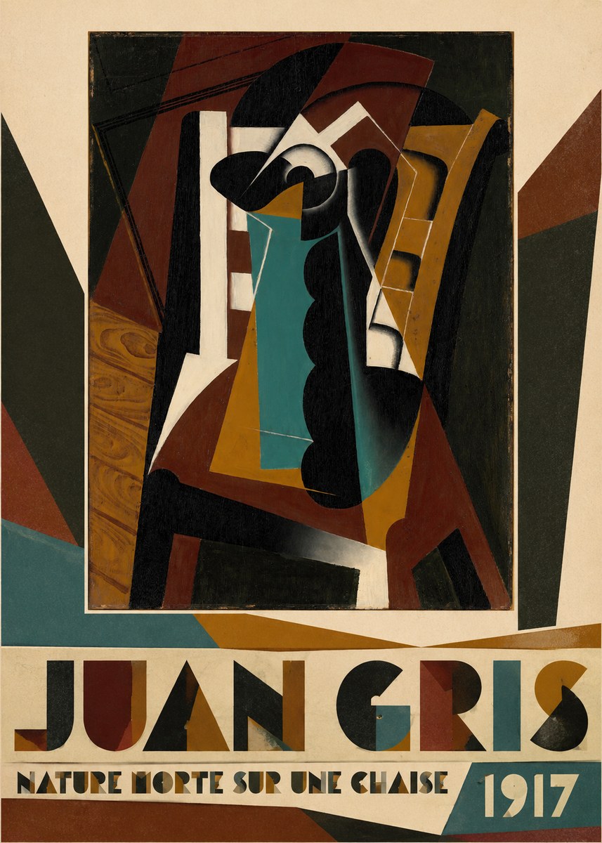 Juan Gris Nature Morte Sur Une Chaise No4 - Poszter