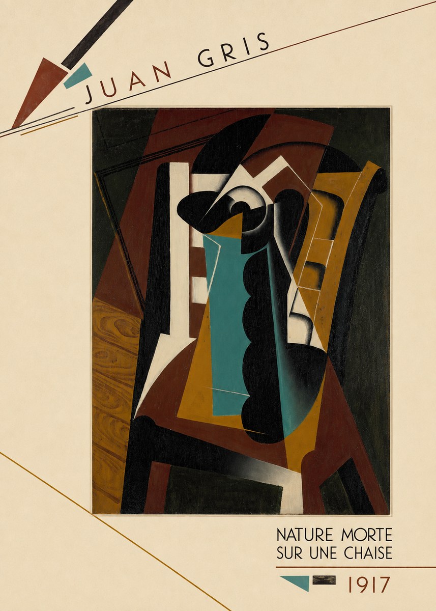 Juan Gris Nature Morte Sur Une Chaise No5 - Poszter