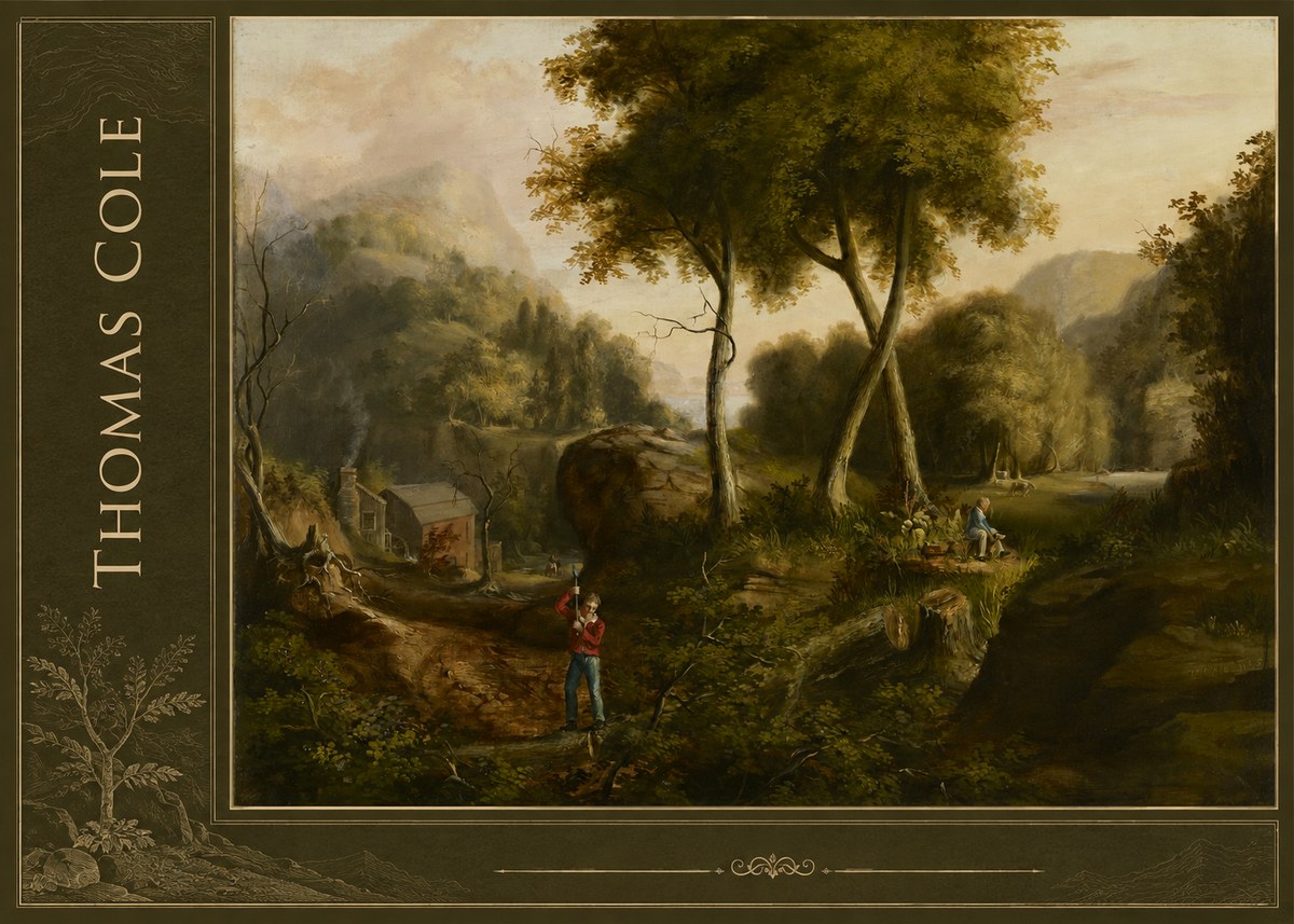 Thomas Cole The Hunter's Return I No2 - Poszter
