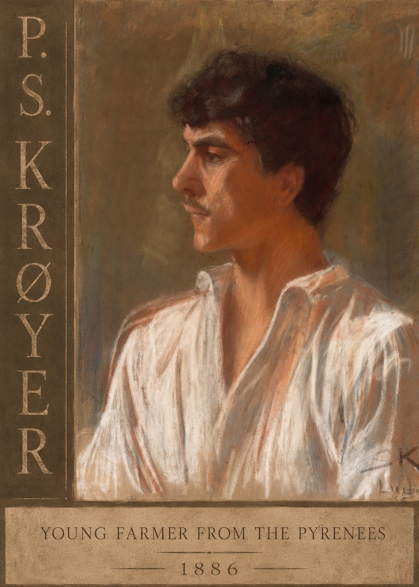 P.S. Krøyer Young Farmer from the Pyrenees No3 - Poszter
