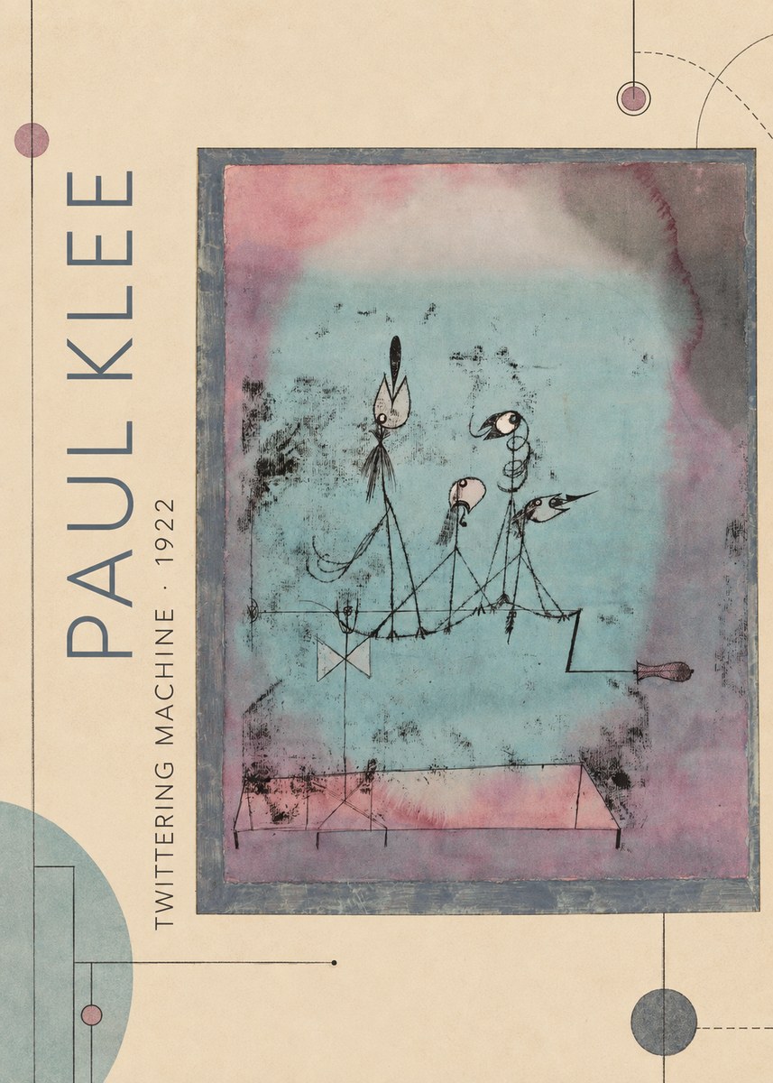Paul Klee Twittering Machine No2 - Poszter