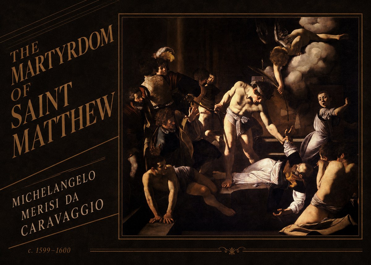 Michelangelo Merisi da Caravaggio The Martyrdom of Saint Matthew No3 - Poszter
