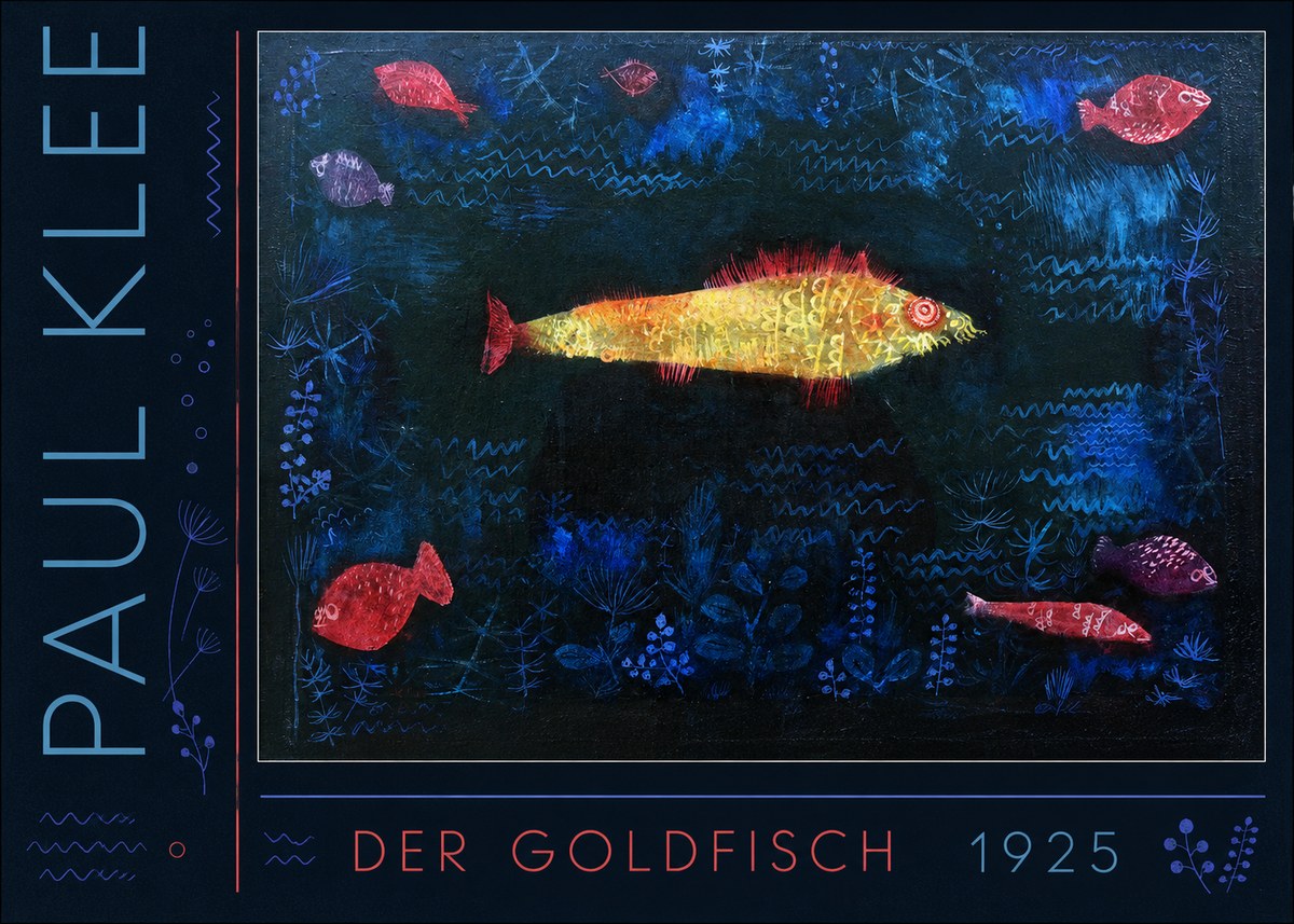 Paul Klee Der Goldfisch No2 - Poszter