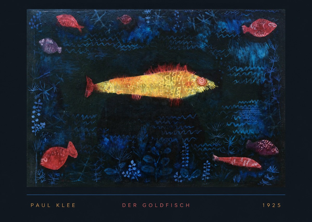 Paul Klee Der Goldfisch No5 - Poszter